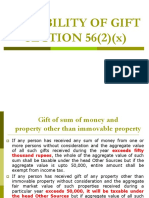 Taxability of Gift