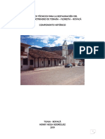 Primer Informe Componente Historico Templo Doctrinero de Tobasía PDF