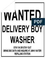Wanted Boy