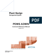 Pdms Admin: Command Reference Manual