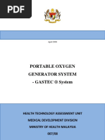 Portable Oxygen Generator System - GASTEC ® System