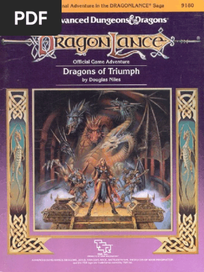 Tsr 9180 Dl14 Dragons Of Triumph Dwarf Dungeons Dragons Dragonlance