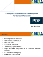 Emergency Preparedness and Response For Carbon Monoxide: by - S. G. Patel