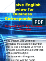 01) Intensive English Review For Business Correspondence