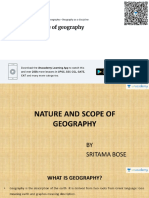 Nature and Scope of Geography