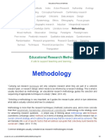 Methodology: Educational Research Methods