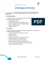 Annual Management Review: 1. Purpose