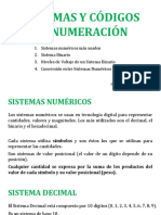 Sistemas y códigos numéricos digitales