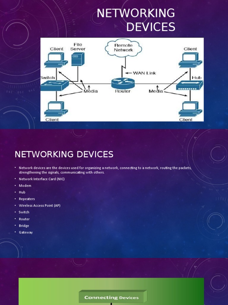 Networking Devices PDF Network Switch Computer Network