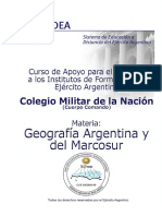 Ingreso CMN - of Armas - Geografía Argentina y Del MERCOSUR PDF
