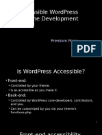 Premium Press - Accessible WordPress Theme Development