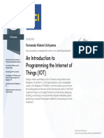 An Introduction To Programming The Internet of Things (IOT) : Fernando Hidemi Uchiyama