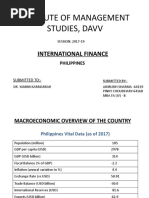 Institute of Management Studies, Davv: International Finance