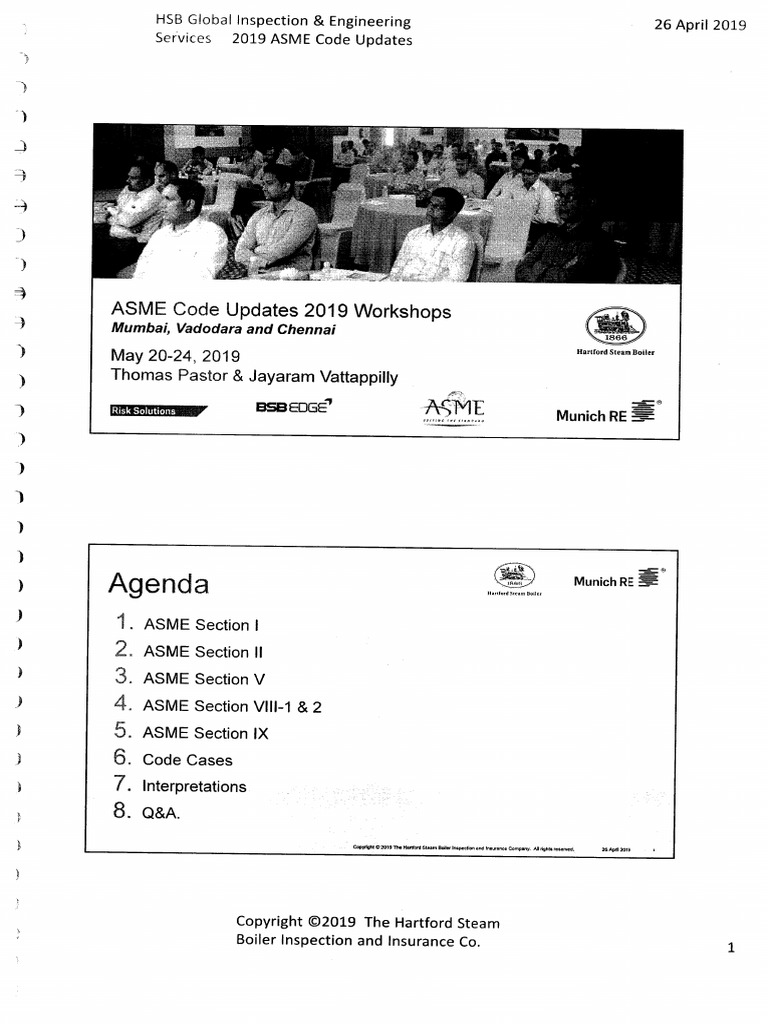 ASME Changes 2019 PDF | PDF