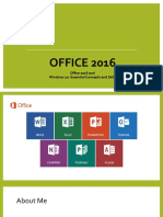 OFFICE 2016: Office 2016 and Windows 10: Essential Concepts and Skills