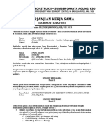 Surat Perjanjian Subkon Ranjaniz Draft PDF