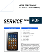 Samsung GT-P1013 Galaxy Tab Wi-Fi - Samsung - gt-p1010, - gt-p1013 - Service - Manual - r1.0