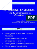 Tema 1. Investigacion en Marketing PDF