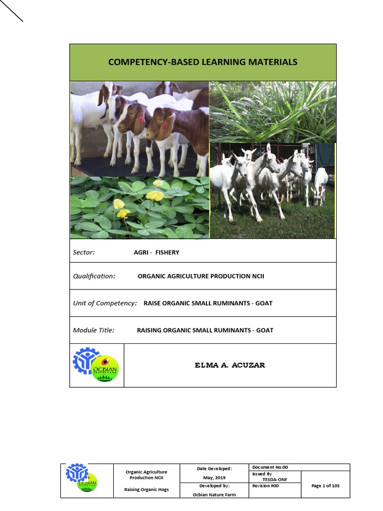 Raising Organic Small Ruminants Guide | PDF | Goat | Sheep