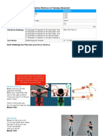 Workout On Tuesday Advanced PDF