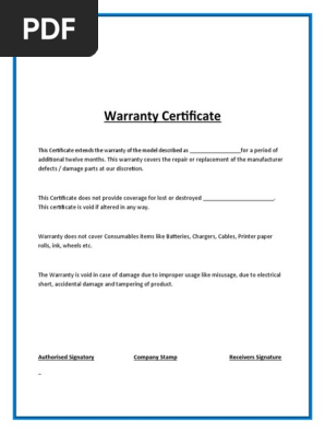 Warranty Certificate.docx