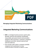 Managing IMC Communications Planning