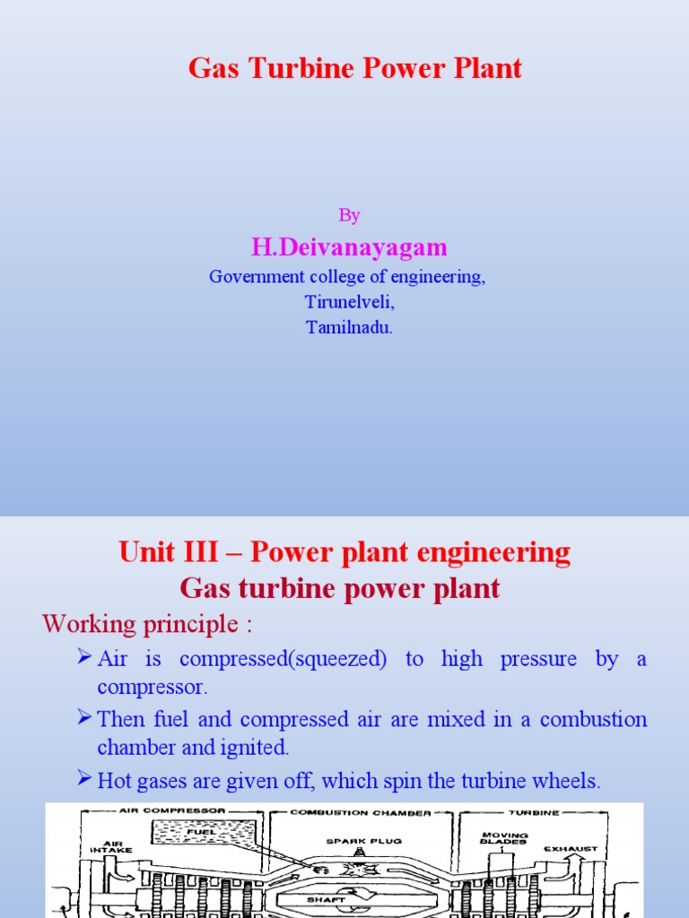 Gas Turbine Power Plant 130831091334 Phpapp01 PDF | PDF | Gas Turbine