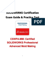 SOLIDWORKS Certification Exam Guide & Practice Test: CSWPA-MM: Certified SOLIDWORKS Professional Advanced Mold Making