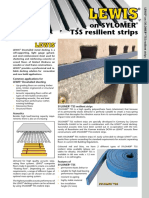 On Sylomer TSS Resilient Strips: Common Applications For Lewis Dovetailed Sheeting