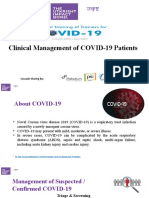 Clinical Management of COVID-19 Patients - v1
