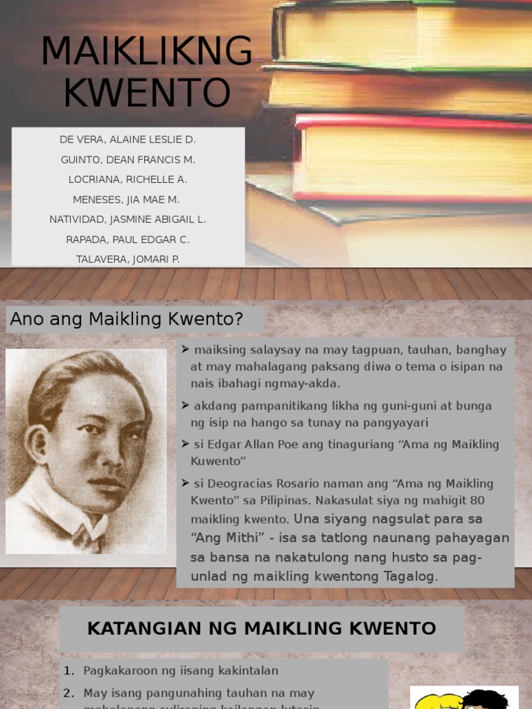 Maikling Kuwento Pdf