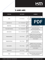 Day 26-Arms and Abs: Exercise Sets/Reps Comment