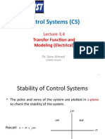 Control Systems (CS) : Transfer Function and Modeling (Electrical)