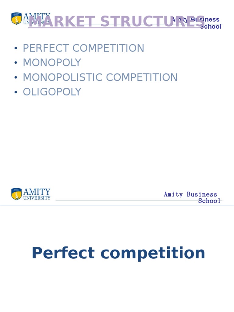 Understanding Market Structures: Competition Types | PDF | Monopoly ...