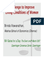 Living Conditions of Women Brinda