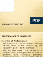 Performance Discharge Quasi and Breach of Contract