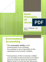 Basic Principles of Accounting: Jay P. Cabrera, Cpa, PH.D