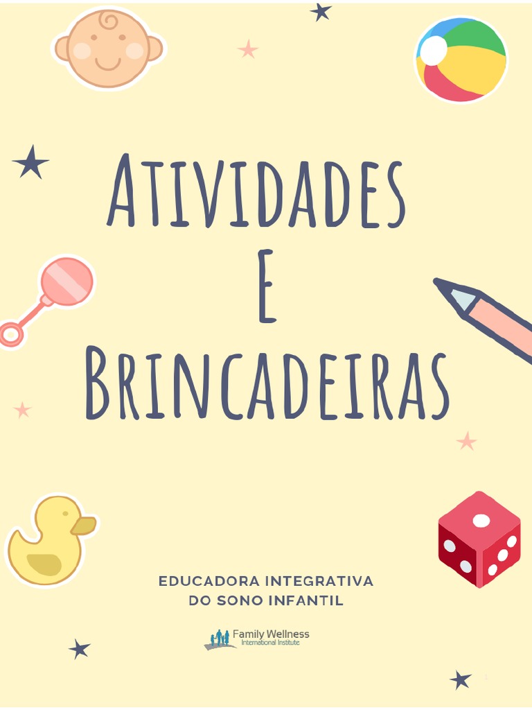 Apostila de Atividades e Brincadeiras PDF | PDF | Brinquedos | Tempo