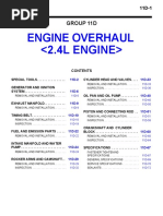 4G69 Engine Overhaul 11D