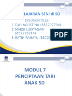 PEMBELAJARAN SENI Di SD Modul 7