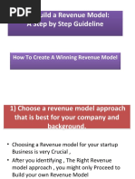 How to Build a Revenue Model.ppt differnce companies