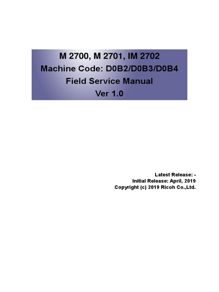 Service Manual 2702 | PDF | Microsoft Windows | Microsoft
