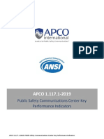 APCO 1.117.1-2019: Public Safety Communications Center Key Performance Indicators