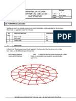 2.0 Primary Load Cases: Structural Calculation Report For 6.0M and 8.2M Dia Roof Structure