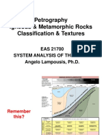 Petrography Igneous & Metamorphic Rocks Classification & Textures