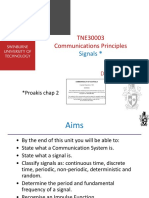 TNE30003 Communications Principles: Signals