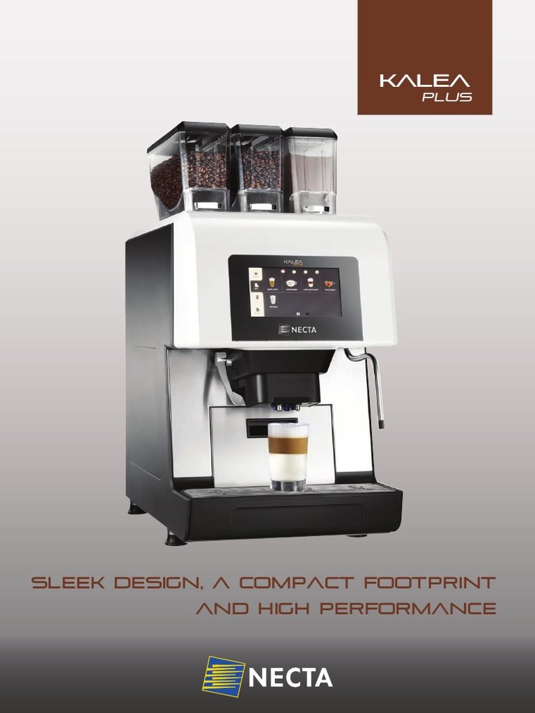 Necta Coffee Machine PDF Vending Machine Beverages