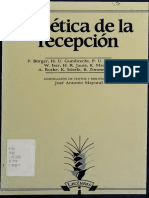 MAYORAL Jose Antonio (Comp) - Estetica de La Recepcion PDF