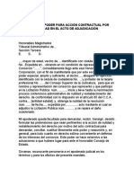 Modelo de Poder para Acción Contractual Por Nulidad en El Ac