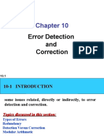 Error Detection (Data Communication)